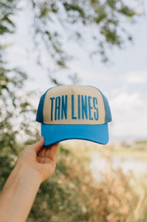Blue Tan Lines Trucker Hat